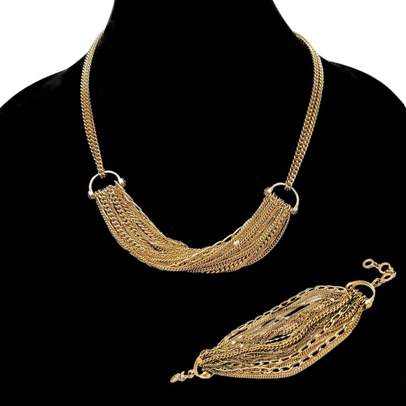 henri bendel Jewelry - henri bendel Gold-Plated Empire Strand Jewelry Set